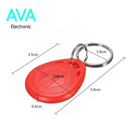 تگ جاسوئیچی قرمز 125KHZ