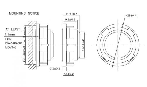 بلندگو 8 اهم 2 وات
