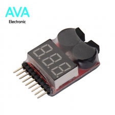 نمایشگر ولتاژ باتری مجهز به آلارم هشدار