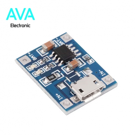 ماژول TP4056 شارژر باتری های لیتیومی