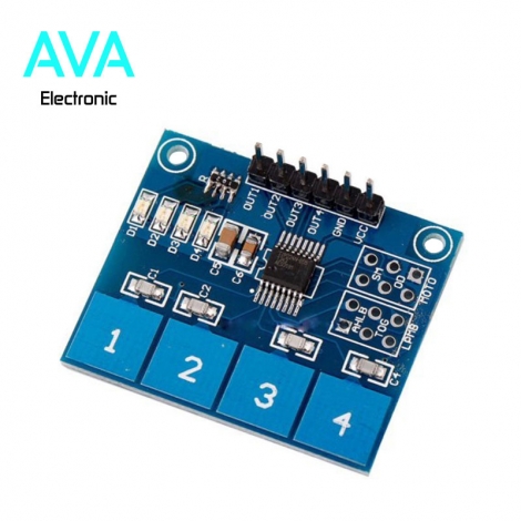 ماژول سنسور خازني تشخیص لمس TTP224