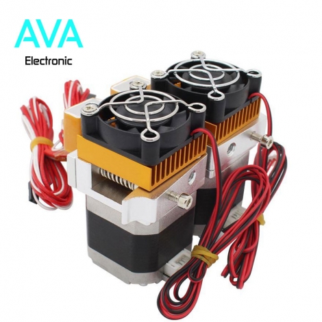 اکسترودر دو نازله MK8 پرینتر سه بعدی