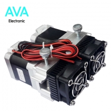 اکسترودر دو نازله MK8 پرینتر سه بعدی ۳D Printer MK8 Extruder