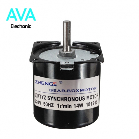 موتور گیربکس 1 دور 60KTYZ - 220VAC