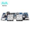 ماژول شارژ و دشارژ باتری لیتیومی 5V 2A با دو خروجی USB و کلید پاور (برد پاور بانک)