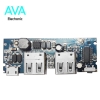 ماژول شارژ و دشارژ باتری لیتیومی 5V 2A با دو خروجی USB و کلید پاور (برد پاور بانک)