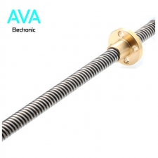 پیچ لید اسکرو T8 به همراه مهره – 50 سانتی متر – T8 LEAD SCREW 8mm