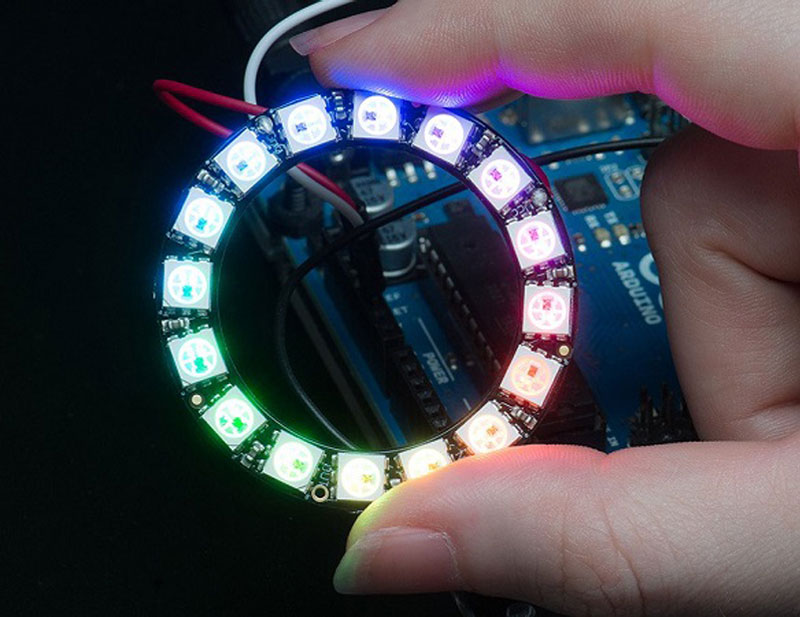 حلقه ال ای دی 24 تایی LED Neo Pixel Ring RGB