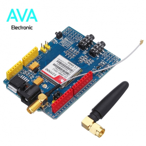 شیلد SIM900 GSM/GPRS به همراه آنتن