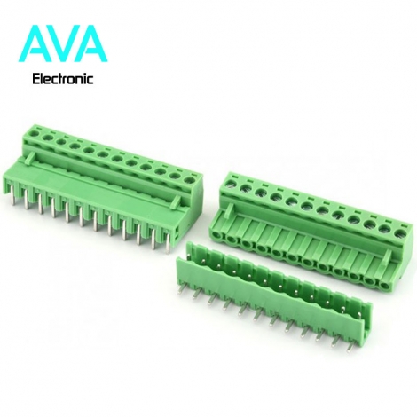 ترمینال فونیکس 12 پین رایت با فاصله پایه 5.08 میلی متر