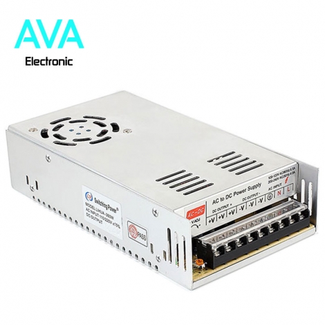 تغذیه سوئیچینگ 12v-40A فن دار