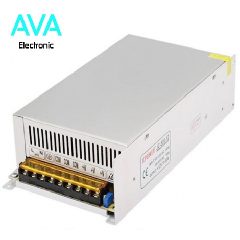منبع تغذیه صنعتی 12 ولت 80 آمپر فن دار