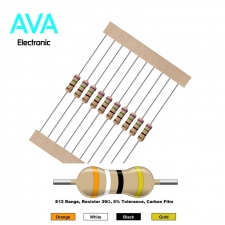 مقاومت 39 اهم 0.25 وات 5 درصد