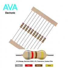 مقاومت 820 اهم 0.25 وات 5 درصد