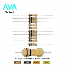 مقاومت 10 کیلو اهم 1 وات 5 درصد