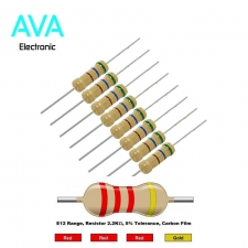 مقاومت 2.2 کیلو اهم 2 وات 5 درصد