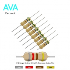 مقاومت 820 اهم 2 وات 5 درصد
