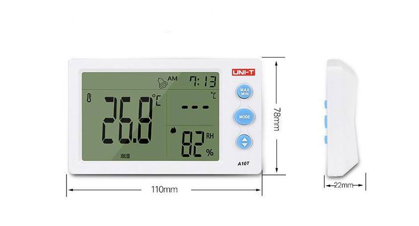 رطوبت سنج و دماسنج محیطی رومیزی UNI-T مدل A10T