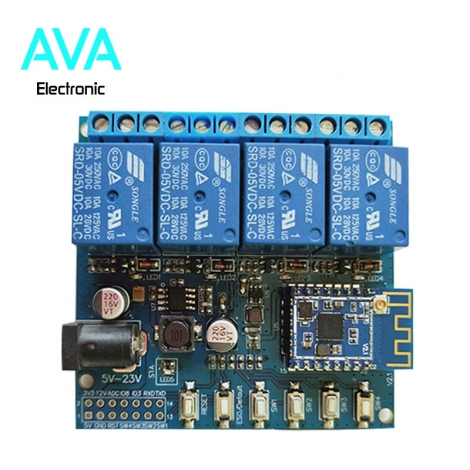 سوئیچ هوشمند 4 کانال سازگار با Android و IOS