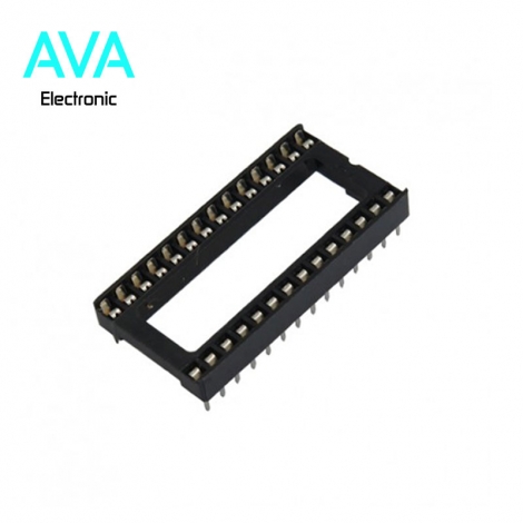 سوکت آی سی 28 پایه پهن