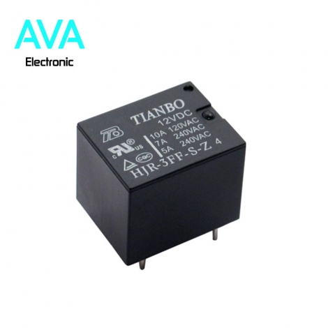 رله 12 ولت 10 آمپر میلون مارک TIANBO مدل HJR-3FF-S-Z