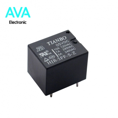 رله 5 ولت 10 آمپر میلون مارک TIANBO مدل HJR-3FF-S-Z