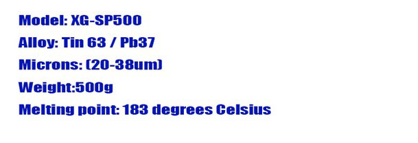 خمیر قلع نیم کیلویی MECHANIC کد XGSP500