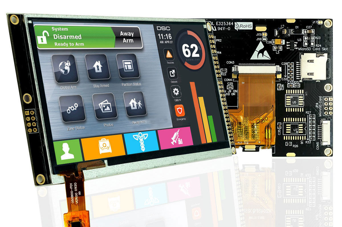 شیلد نمایشگر 4.3 اینچ TFT مناسب آردوینو Mega و Due