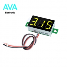 ولتمتر 0 تا ۳۰ ولت زرد رنگ 3 سیم