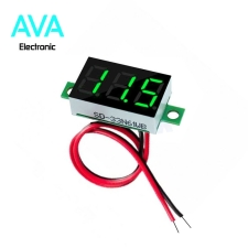 ولتمتر 4.5 تا 30 ولت سبز رنگ 2 سیم 0.36 اینچ