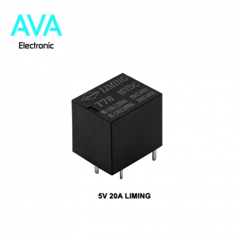 رله بچه میلون 5 ولت 20 آمپر LIMING T78