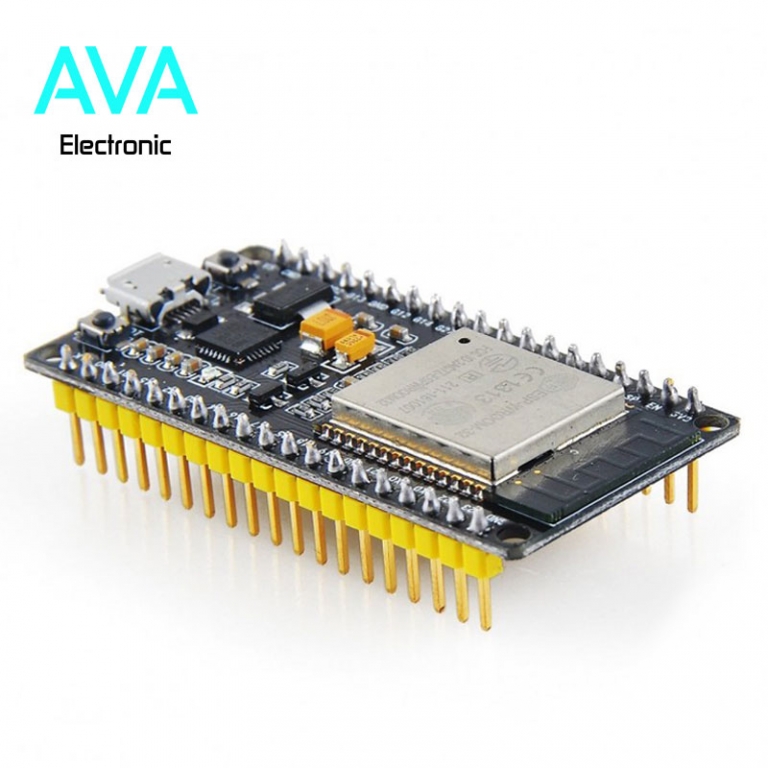 برد توسعه ESP32 دارای بلوتوث و Wifi مدل 38 پایه - آوا الکترونیک