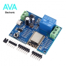 ماژول رله وایفای تک کانال مبتنی بر ESP-12F با قابلیت کنترل از طریق موبایل