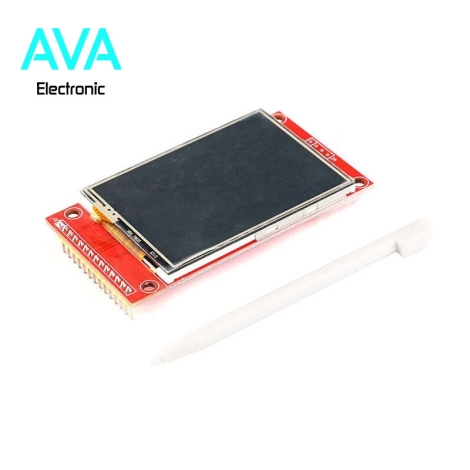 نمایشگر TFT رنگی 2.4 اینچ به همراه تاچ مقاومتی