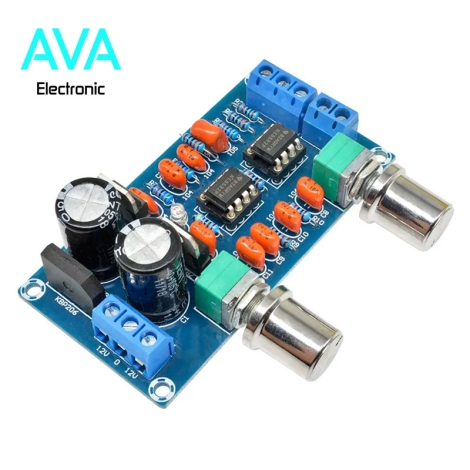 ماژول پری آمپلی فایر ساب‌ووفر با فیلتر پایین‌گذر NE5532