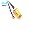 رابط تبدیل SMA-F به UFL - مبدل آنتن IPX به SMA-F طول 15cm