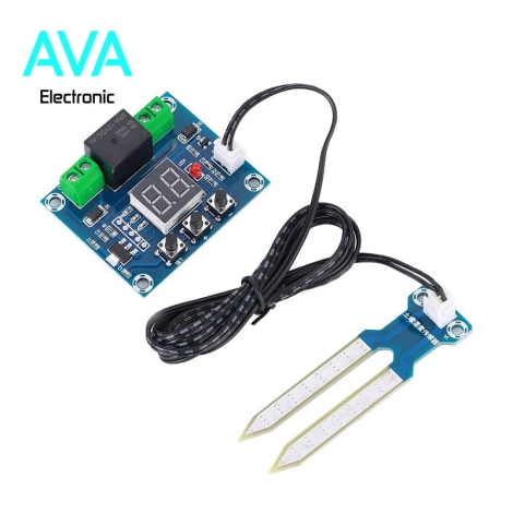 ماژول کنترل رطوبت خاک XH-M214 دارای رله و نمایشگر