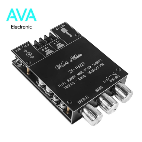 ماژول آمپلی فایر 2x100W بلوتوثی مدل ZK-1002T