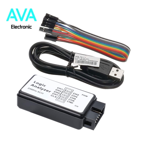 لاجیک آنالایزر 24 مگاهرتز 8 کانال به همراه بافر