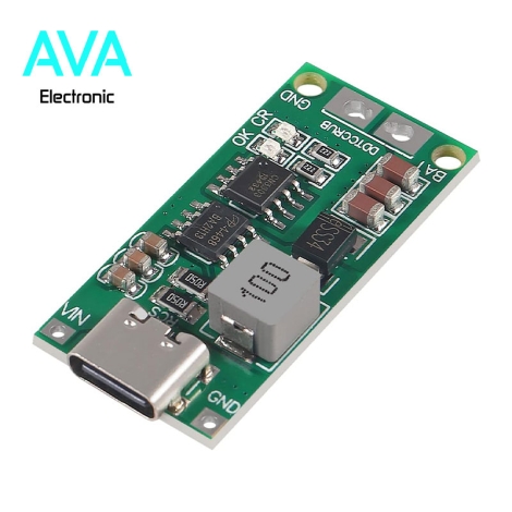 ماژول شارژر باتری لیتیومی ۳ سل ۴ آمپر با ورودی Type-C