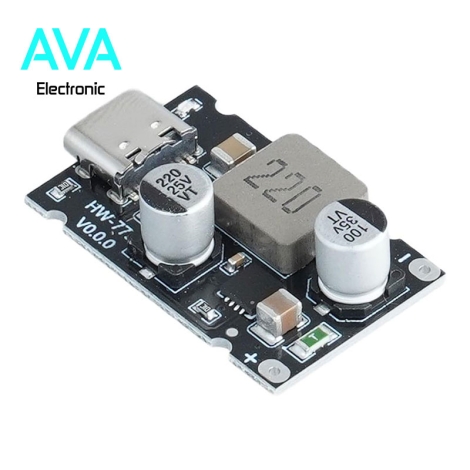 ماژول کاهنده ولتاژ QC3 تک پورت با خروجی Type-C