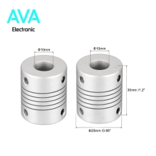 کوپلینگ انعطاف پذیر 10mmX10mm آلومینیومی