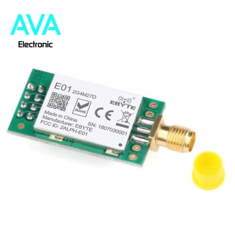 ماژول فرستنده گیرنده NRF24L01+PA مدل E01-2G4M27D برد 4000 متر